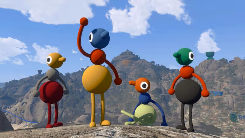 Big Walk is a new co-op puzzle game classic