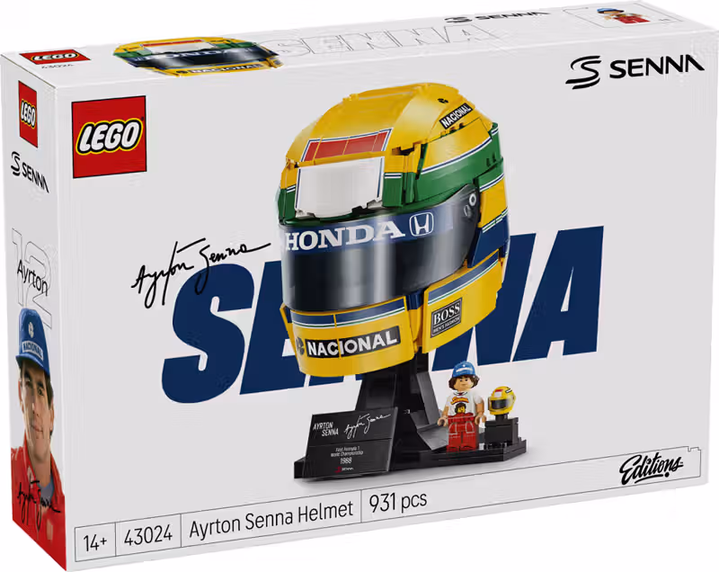 LEGO Editions Ayrton Senna Helmet (43024) Officially Announced