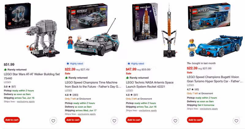 LEGO Target Father’s Day Deals – June 2026