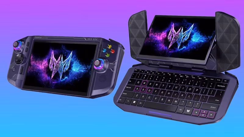 Acer's bizarre hybrid handheld/laptop concept is way more interesting than what is actually getting released this year