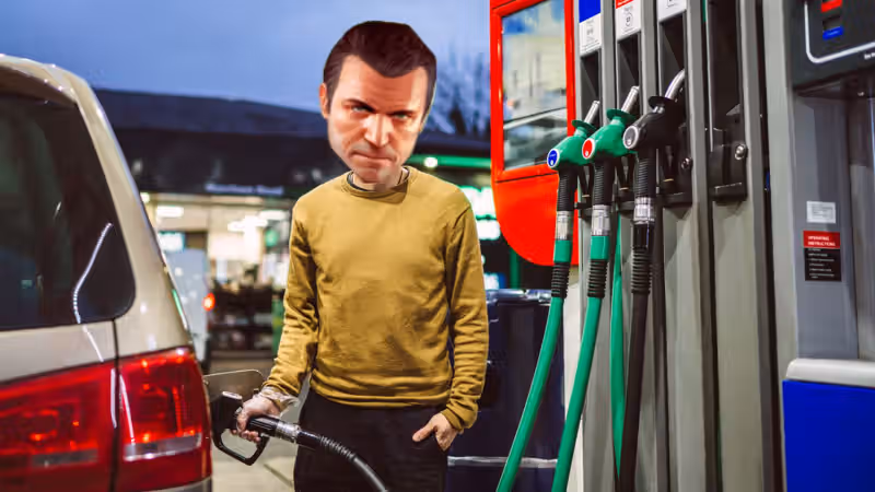 I modded GTA 6 leak-accurate car fuelling into GTA 5