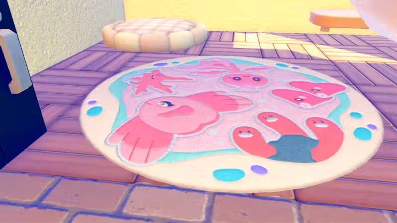 How to get the Pokopia Ocean Pals rug for Stunfisk