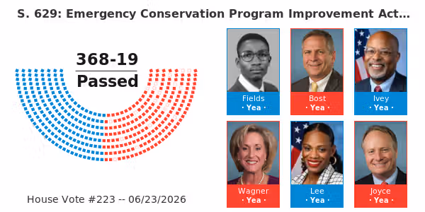 S. 629: Emergency Conservation Program Improvement Act of 2025