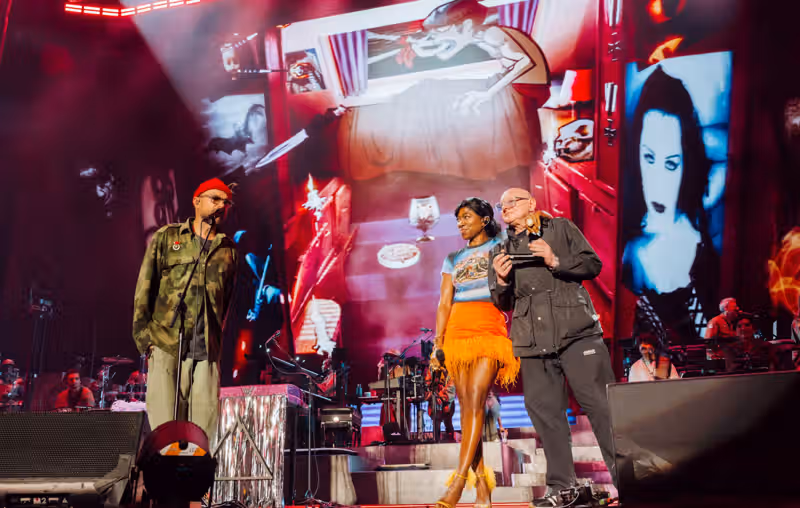 Here’s what went down at Gorillaz’ epic Tottenham Hotspur Stadium show with Johnny Marr, Little Simz, Shaun Ryder and loads more