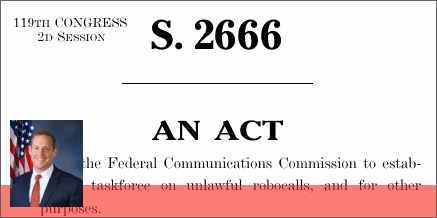 S. 2666: Foreign Robocall Elimination Act