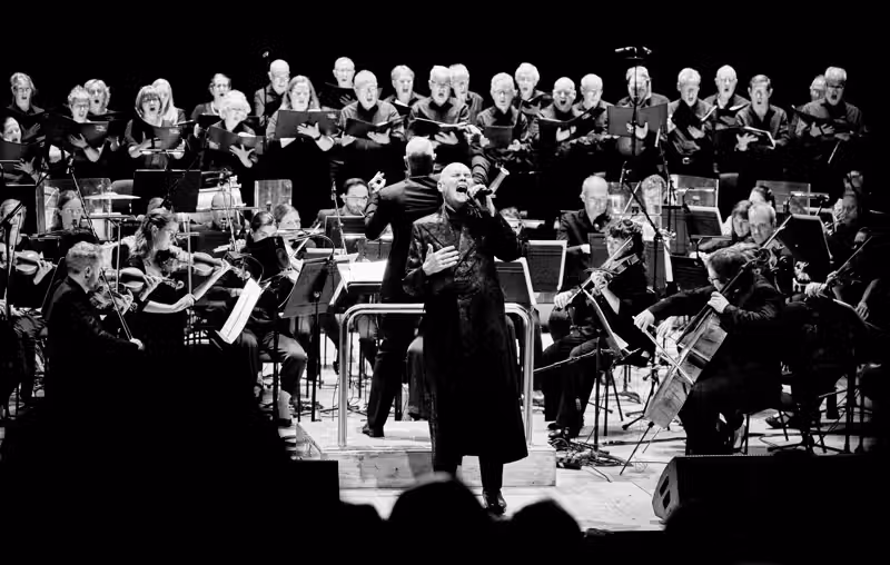 Watch Billy Corgan play Smashing Pumpkins’ classic ‘Mellon Collie & The Infinite Sadness’ with orchestra and chorus at London’s Royal Festival Hall
