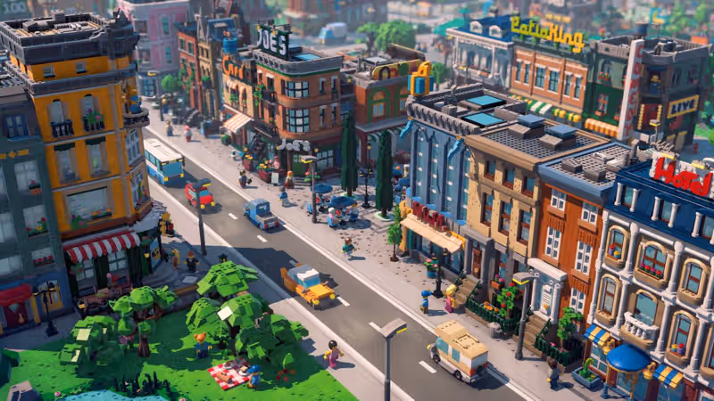 Lego Skylines' blend of city building and Lego click-clack needs to be heard to be believed