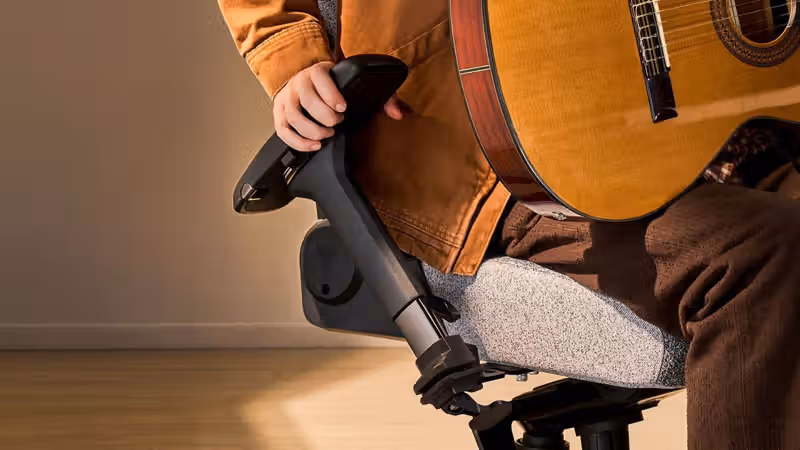 Secretlab launches folding armrests for the Titan Evo, allowing guitar players and neat freaks to modify their gaming chair to suit their lifestyle