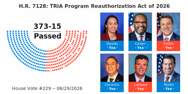 H.R. 7128: TRIA Program Reauthorization Act of 2026