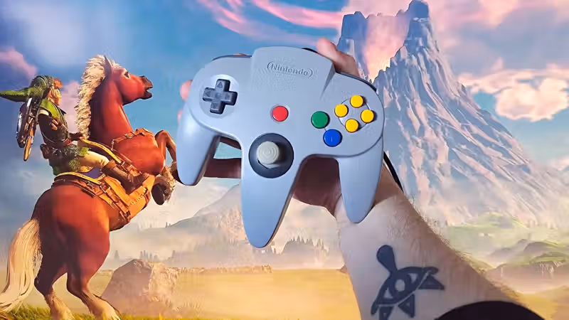 You probably shouldn't play the Zelda Ocarina of Time remake with an N64 controller, but I'm holding for OG atmospheric controls
