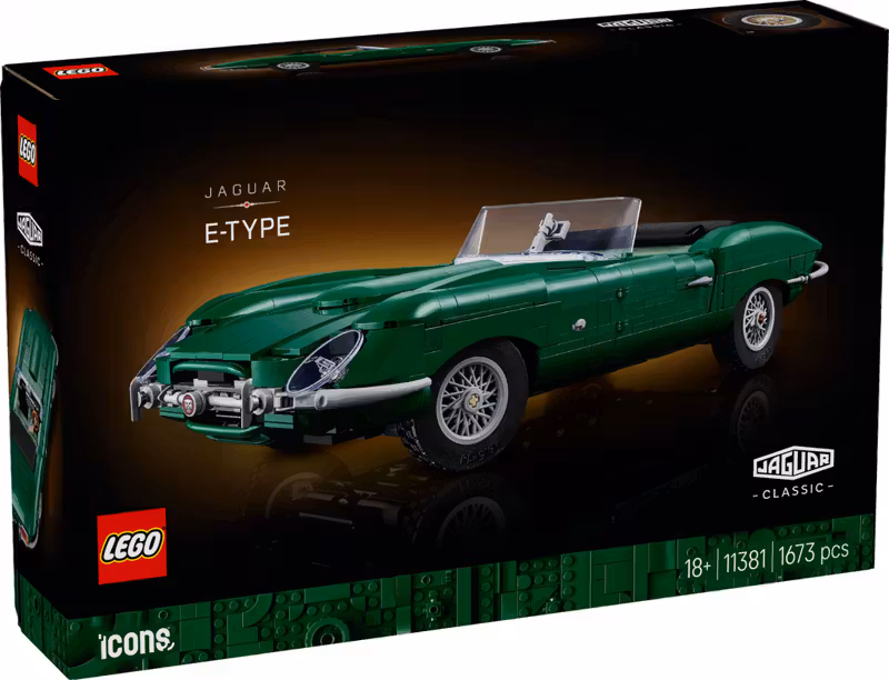 LEGO Icons Jaguar E-Type (11381) Officially Announced