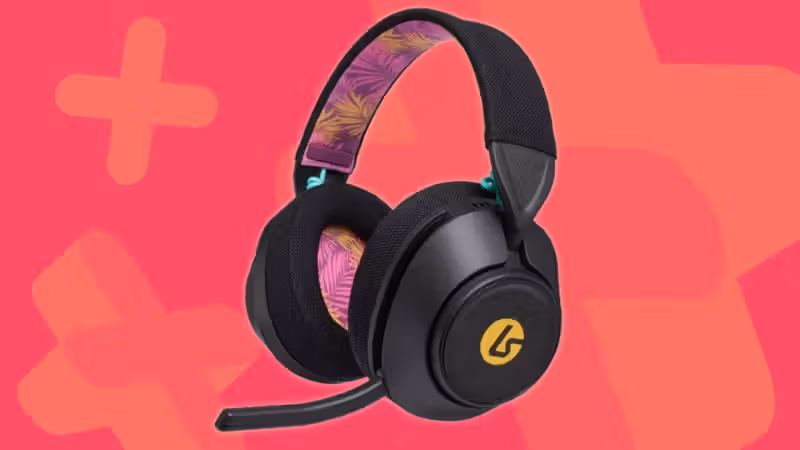 There's no official GTA 6 headset quite yet, but the LucidSound LS500 gets pretty close with its funky Sunset Paradise design