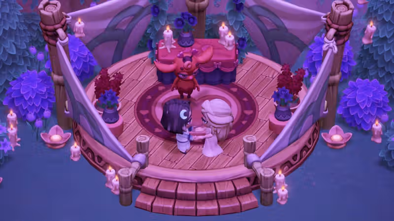 How to get married in Moonlight Peaks, or divorced, if your undead heart wanders