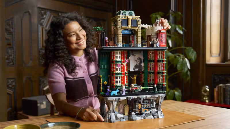 New Lego Ministry of Magic kit is a gravity-defying set held up by what I can only assume is sorcery