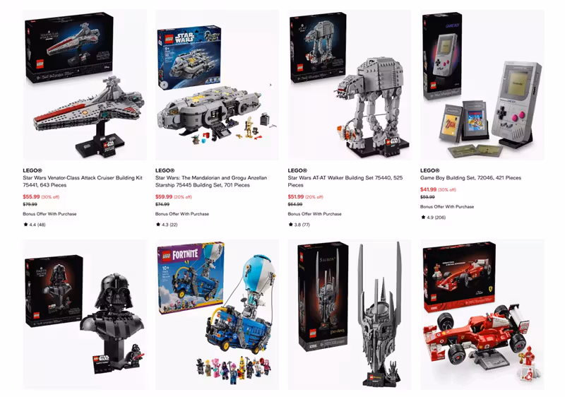 LEGO Macy’s Sale – July 2026