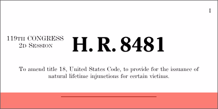 H.R. 8481: Kayleigh’s Law Act of 2026