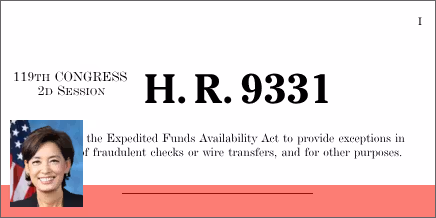 H.R. 9331: STOP Payments Fraud Act of 2026