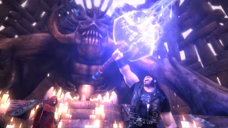 Double Fine made Brutal Legend free for a fitting 666 minutes in tribute to Tim Curry, who played the game's antagonist