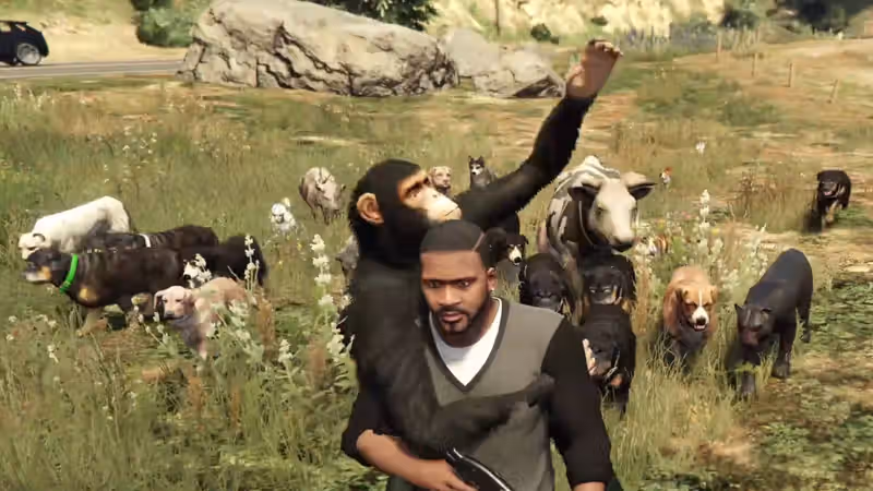I have modded many dogs, several cows, 2 lions, and a chimpanzee into Grand Theft Auto 5, and they are all my friends